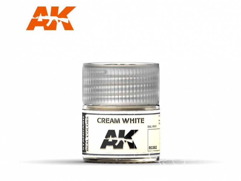 Ak interactive Real Colors RC002 Blanc creme RAL9001 10ml