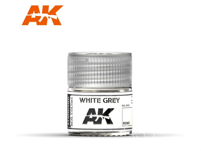 Ak interactive Real Colors RC003 Blanc gris RAL9002 10ml