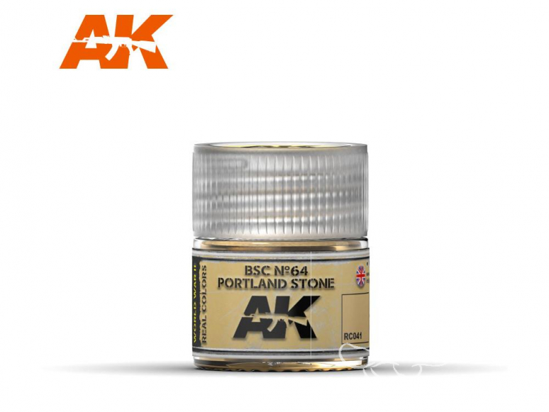 Ak interactive Real Colors RC041 Pierre de Portland BSC n°64 - Portland stone 10ml