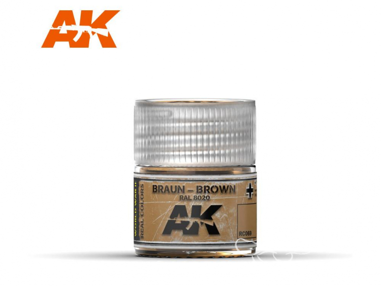 Ak interactive Real Colors RC069 Brun RAL8020 - Braun 10ml