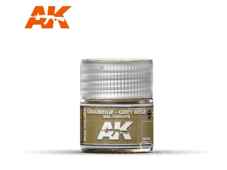 Ak interactive Real Colors RC089 Gris beige RAL1040 F9 - Graubeige 10ml