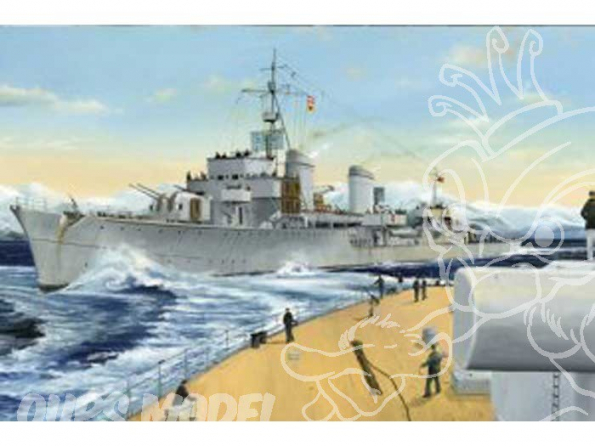 Trumpeter maquette bateau 05787 DESTROYER ALLEMAND ZERSTORER Z-25 1944 ou horche 1/700