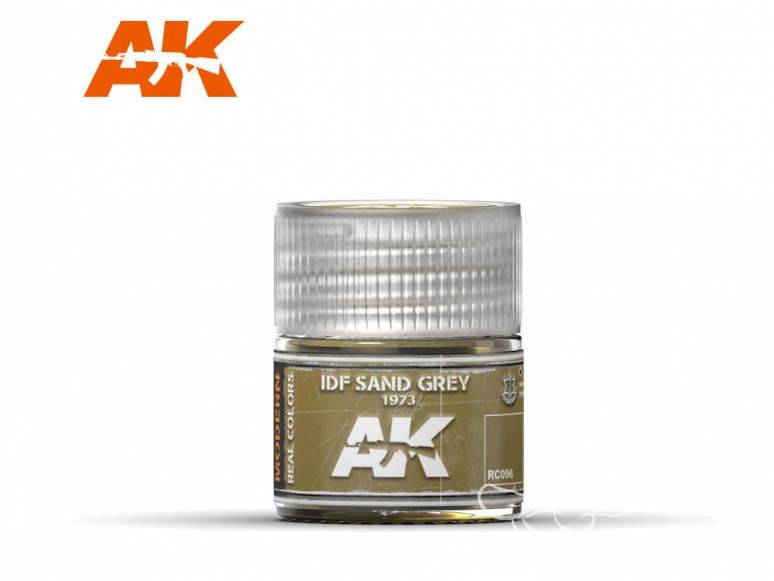 Ak interactive Real Colors RC096 Sable gris IDF 1973 - IDF Sand Grey 1973 10ml
