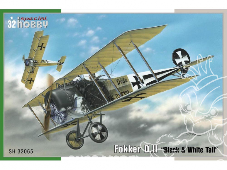 Special Hobby maquette avion 32065 Fokker D. II “Black & White Tail” 1/32
