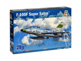 Italeri maquette avion 1398 F-100F Super Sabre 1/72