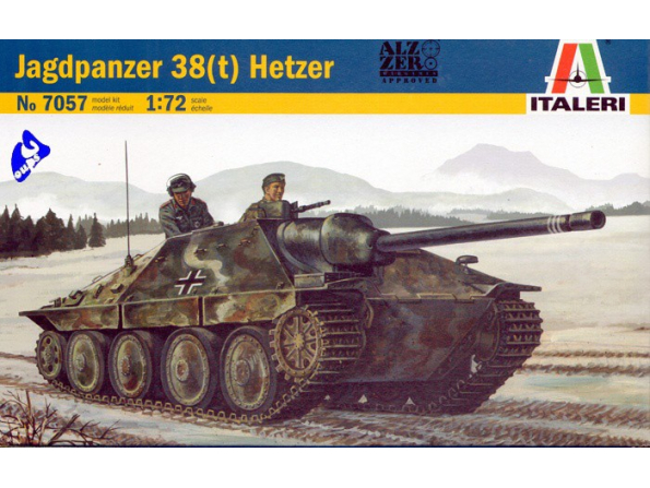 Italeri maquette militaire 7057 Jagdpanzer 38(t) Hetzer 1/72