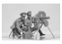 Icm maquette figurines 35698 Maxim MG team avec servants russe WWI 1/35