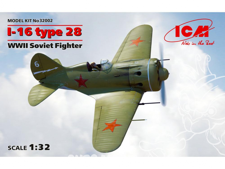 Icm maquette avion 32002 Polikarpov I-16 type 28 1/32