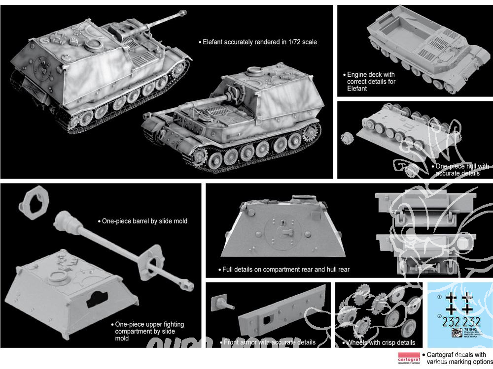 Maquette Sd.Kfz.184 Ferdinand 1/72