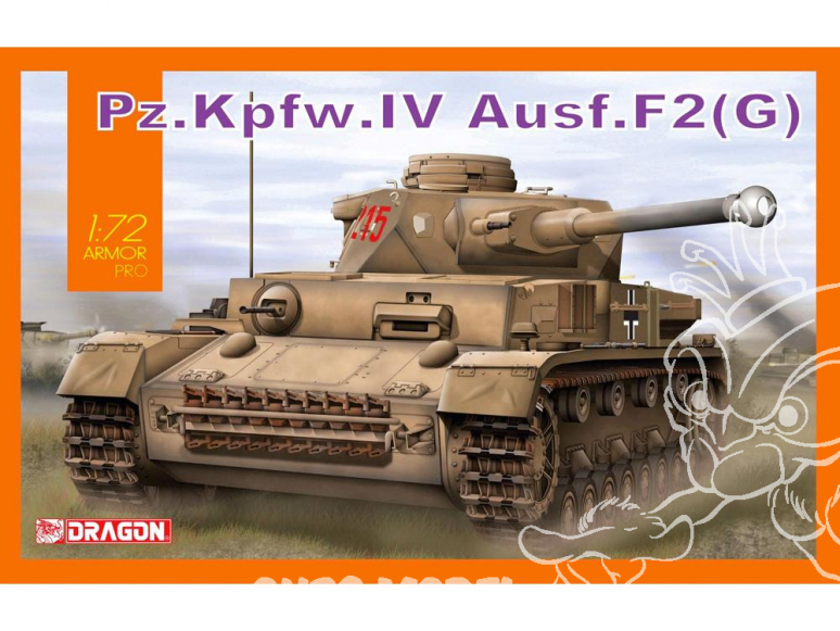 Dragon maquette militaire 7549 Panzerkampfwagen IV Pz.Kpfw.IV Ausf.F2(G) 1/72