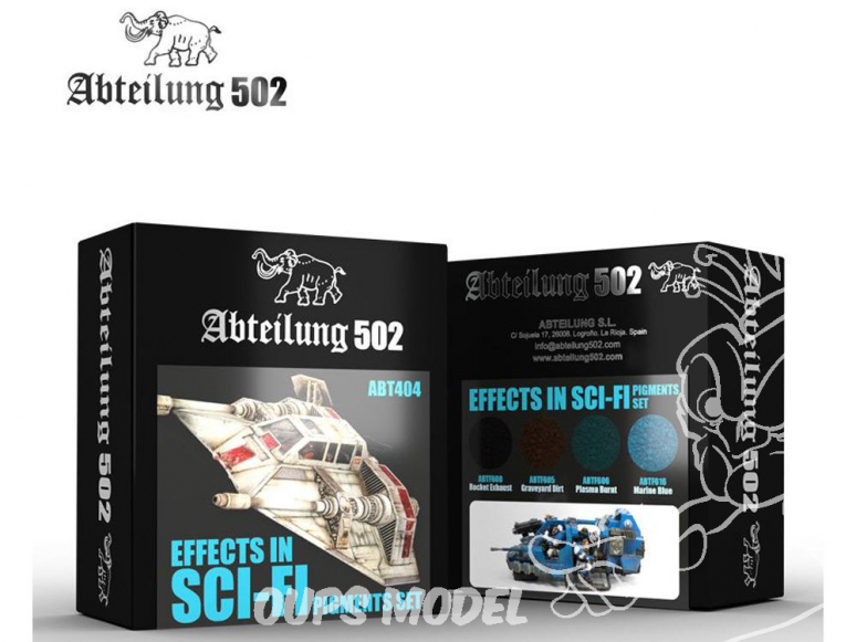 Abteilung 502 set de pigments abt404 Set effets Science-fiction