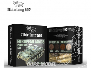 Abteilung 502 set de pigments abt408 Set Terres Européennes