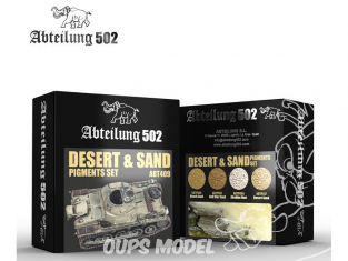 Abteilung 502 set de pigments abt409 Set Desert & Sable