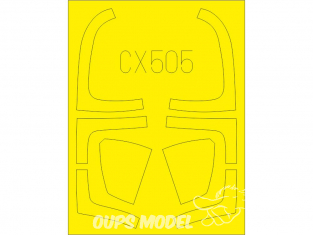 Eduard Express Mask CX505 F-15E Academy 1/72