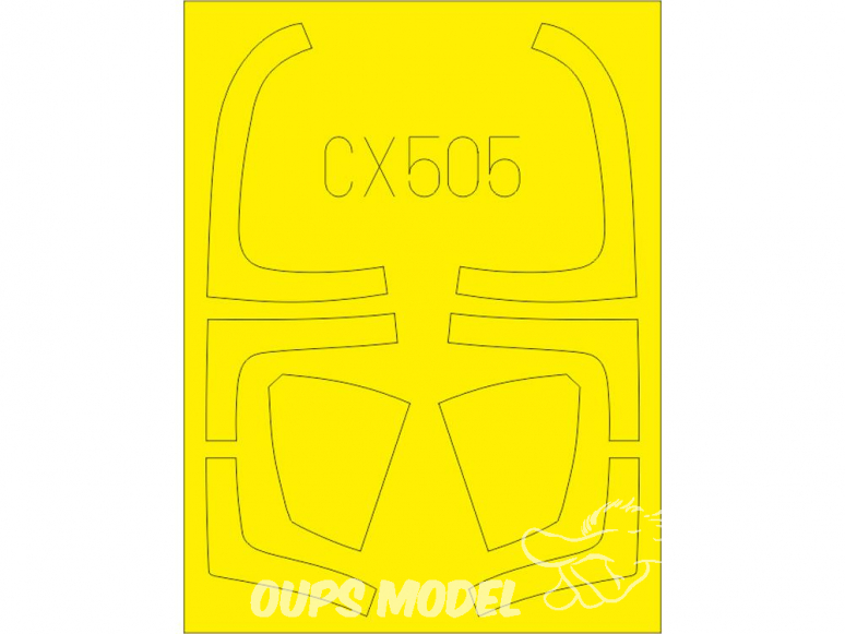 Eduard Express Mask CX505 F-15E Academy 1/72