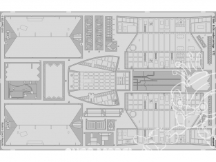 Eduard photodecoupe avion 72664 Undercarriage B-2A Modelcollect 1/72