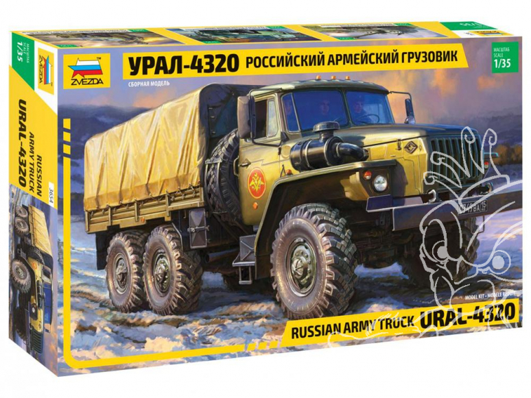Camion Ural 4320 Zvezda maquette militaire 3654 1/35