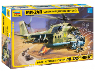 Zvezda maquette helico 7315 Mil Mi-24P "Hind F" 1/72