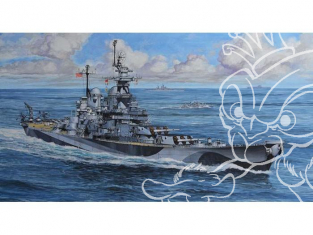 Revell maquette bateau Model Set 65128 USS Missouri (BB-63) 1/1200