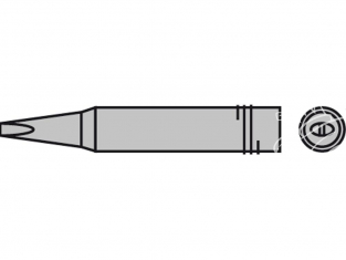 Star Tec 80156 Panne forme ciseau 2.2 pour station de soudure ST501 et ST802
