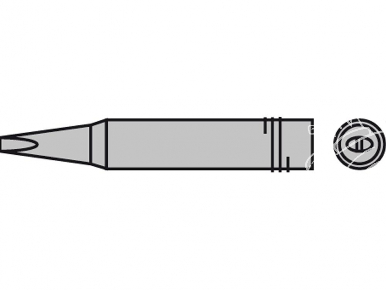 Star Tec 80156 Panne forme ciseau 2.2 pour station de soudure ST501 et ST802