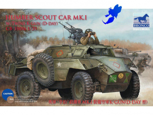 Bronco maquette militaire 35016 HUMBER SCOUT CAR Mk.I 1/35
