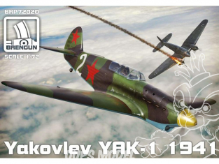 Brengun maquette avion BRP72020 Kakovlev Yak-1 1941 1/72