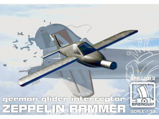 Brengun maquette avion BRP72013 Zeppelin rammer (2pieces) 1/72