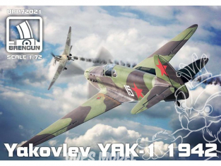 Brengun maquette avion BRP72021 Yak-1 version 1942 1/72