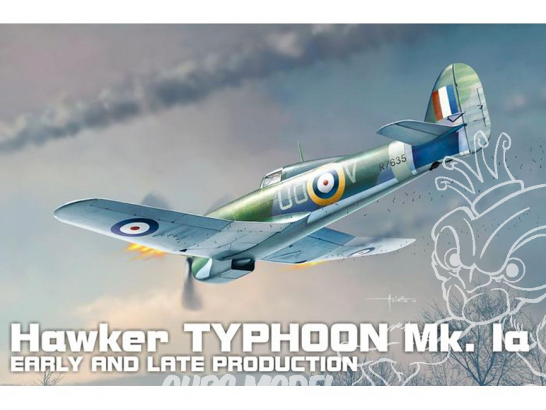 Brengun maquette avion BRP72012 Typhoon Mk.IA Early et late production 1/72