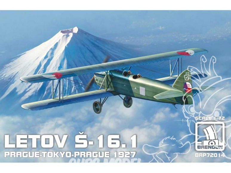 Brengun maquette avion BRP72014 Letov S-16.1 Prague-Tokyo-Prague 1927 1/72