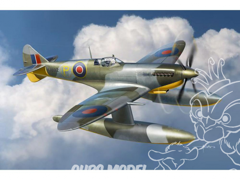 Brengun maquette avion BRP72019 Spitfire Mk.IXb avec floteurs 1/72