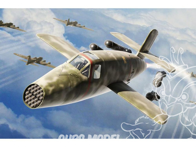 Brengun maquette avion BRP144001 Bachem Ba-349A Natter (deux in box) 1/144