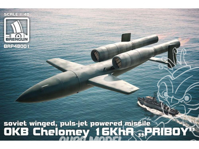 Brengun maquette avion BRP48001 OKB Chelomey 16KhA PRIBOY missile 1/48