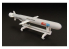 Brengun maquette avion BRS48003 AGM-109 TOMAHAWK missile de croisiere U.S. en resine avec chariot 1/48