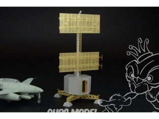 Brengun accessoire diorama avion BRS144001 radar station Allemande FREYA EGON I (FuS An 730) 1/144