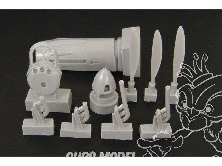 Brengun kit d'amelioration avion BRL48033 P40 Klimov engine conversion pour kit Hasegawa 1/48