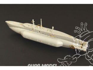 Brengun kit bateau BRS144017 HM Midget Sub X en resine 1/144