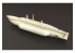 Brengun kit bateau BRS144017 HM Midget Sub X en resine 1/144