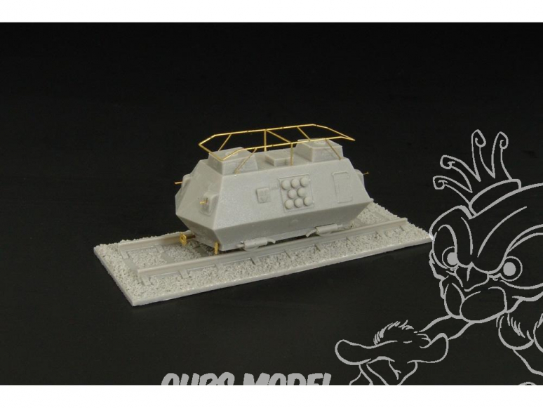Brengun accessoire diorama militaire BRS144006 Draisine blindée Steyer K2670 en resine 1/144