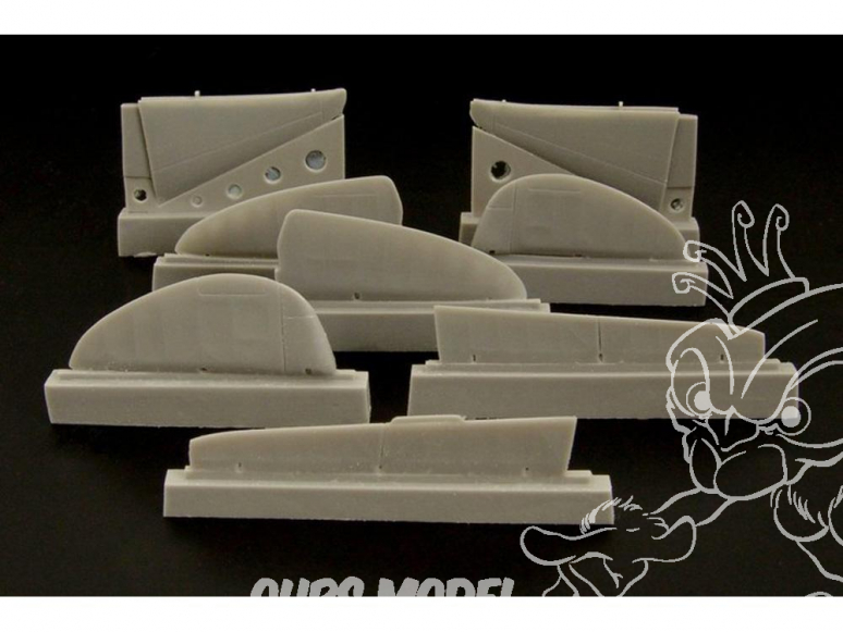 Brengun kit amelioration avion BRL48027 Mig 3 Control surface pour kit ICM ou Alanger 1/48