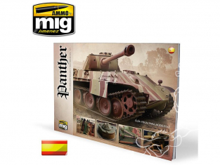 MIG Librairie 6093 Panther Panzerkampfwagen V Panther Sd.Kfz.171 guide visuel (Castellano)