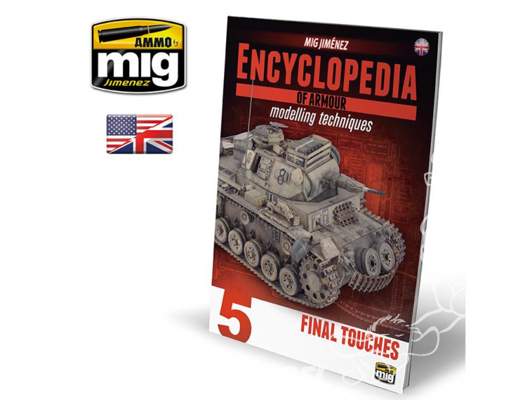 MIG magazine 6154 Encyclopedie des techniques de modelisme des blindes Vol. 5 - Touches finales en Anglais
