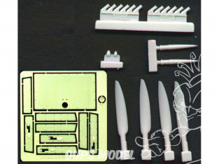 Brengun kit d'amelioration avion BRL48005 Set de correction spitfire pour maquette ICM 1/48