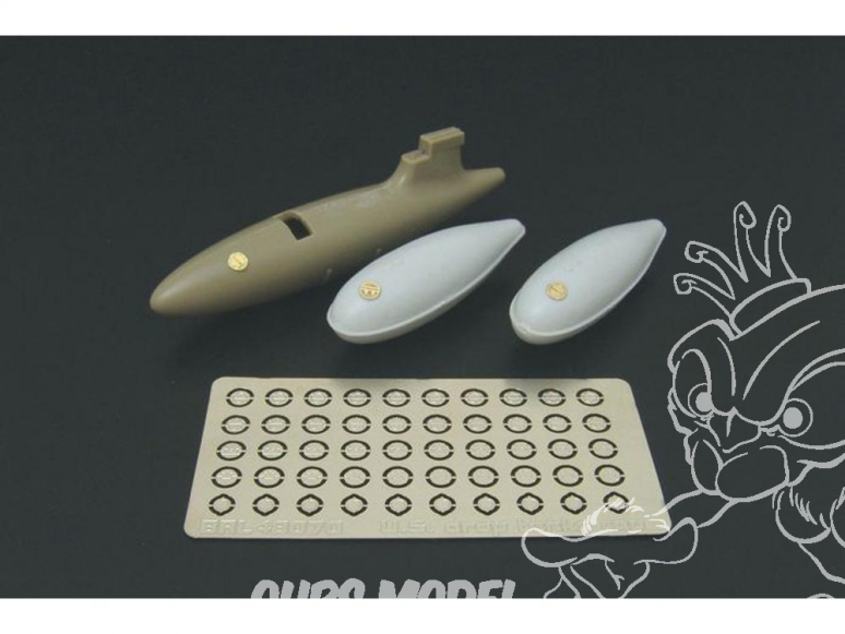 Brengun kit d'amelioration avion BRL48070 Bouchons de réservoirs de largage U.S.1/48