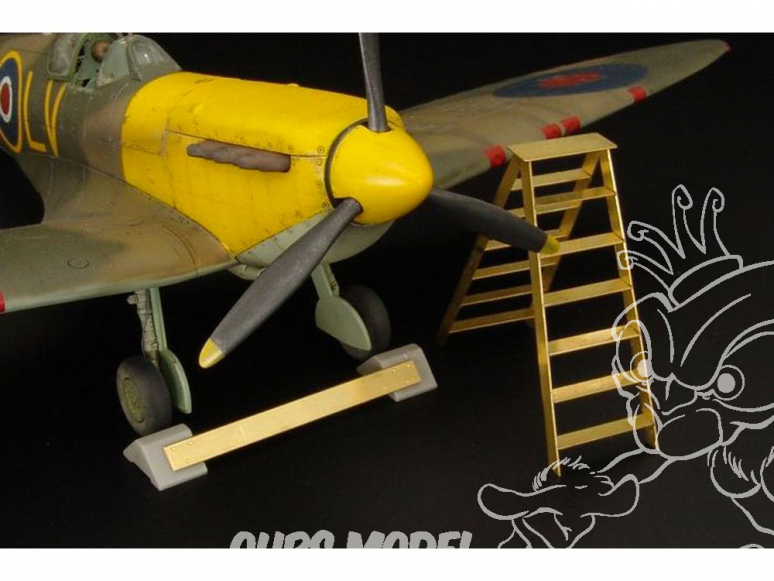 Brengun accessoires pour diorama avion BRL48046 Cale de roue britannique et échelle 1/48