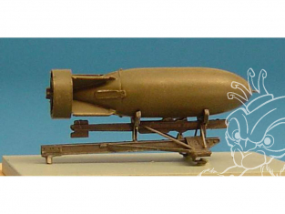 Brengun armement avion BRL48004 Porte-bombe pour Spitfire avec bombe britannique 500lb 1/48