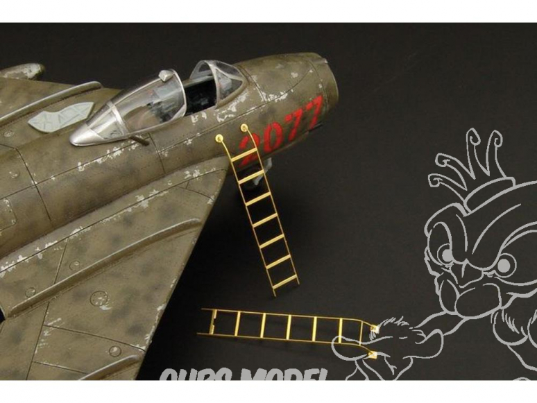 Brengun accessoire diorama avion BRL72077 Escabeaux pour Hunter et Harrier 1/72
