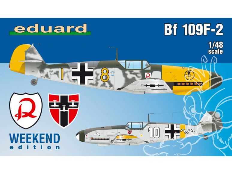 EDUARD maquette avion 84147 Messerschmitt Bf 109F-2 WeekEnd Edition 1/48
