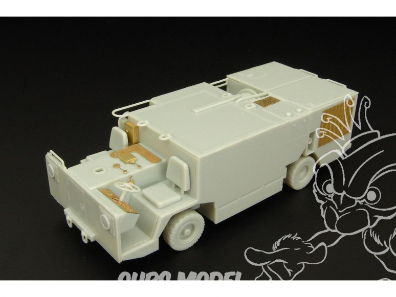 Brengun kit d'amelioration avion BRL48016 P25 USN tracteur pompier de pont pour maquette Skunk Models 1/48